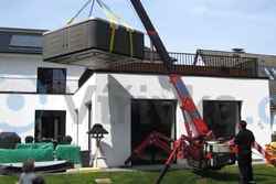 Hot tub installation